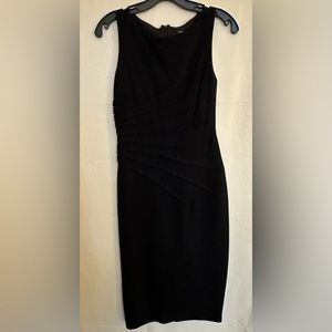 EUC Cache contour collection black sleeveless bodycon dress size 2